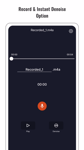 Audio Noise Reducer & Recorder Screenshot 2 - AppWisp.com Audio Noise Reducer & Recorder Screenshot 2 - AppWisp.com
