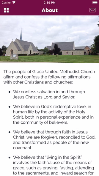 Grace UMC - Franklin, IN Screenshot 3 - AppWisp.com Grace UMC - Franklin, IN Screenshot 3 - AppWisp.com