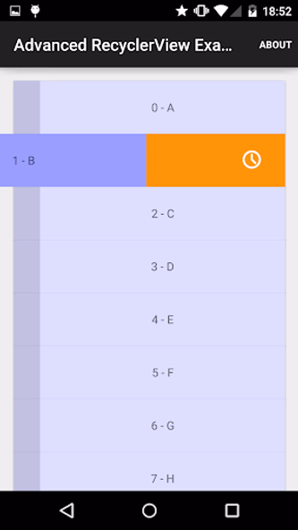 Advanced RecyclerView Examples Screenshot 1 - AppWisp.com Advanced RecyclerView Examples Screenshot 1 - AppWisp.com