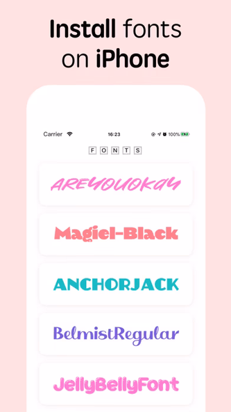 Fonts for iPhones Screenshot 2 - AppWisp.com Fonts for iPhones Screenshot 2 - AppWisp.com