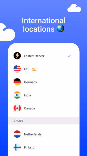 Fast VPN with ad blocker Screenshot 2 - AppWisp.com Fast VPN with ad blocker Screenshot 2 - AppWisp.com