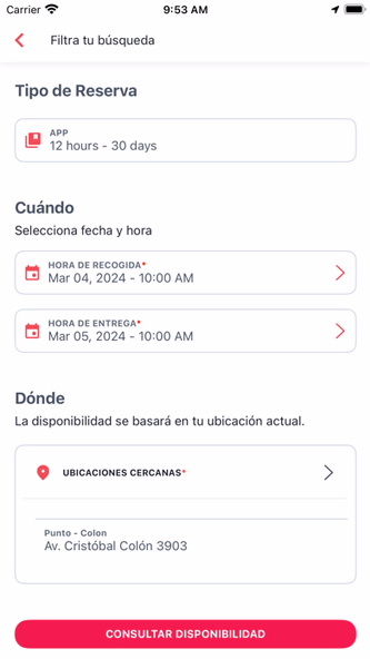 Punto: renta de autos para app Screenshot 3 - AppWisp.com Punto: renta de autos para app Screenshot 3 - AppWisp.com