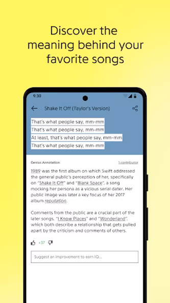 Genius — Song Lyrics Finder Screenshot 3 - AppWisp.com Genius — Song Lyrics Finder Screenshot 3 - AppWisp.com