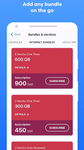 Mobily App Screenshot 4 - AppWisp.com Mobily App Screenshot 4 - AppWisp.com