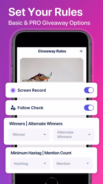 Rafi - Giveaway for Instagram Screenshot 2 - AppWisp.com