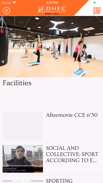 Sports at EDHEC - Lille Screenshot 2 - AppWisp.com Sports at EDHEC - Lille Screenshot 2 - AppWisp.com