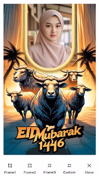 Eid Mubarak 2025 Photo Frames Screenshot 1 - AppWisp.com