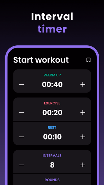 Interval Timer Screenshot 1 - AppWisp.com Interval Timer Screenshot 1 - AppWisp.com