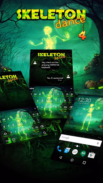 Skeleton Dance Wallpaper Theme Screenshot 1 - AppWisp.com Skeleton Dance Wallpaper Theme Screenshot 1 - AppWisp.com