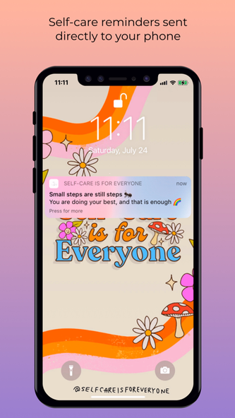 Self-Care Is For Everyone Screenshot 3 - AppWisp.com Self-Care Is For Everyone Screenshot 3 - AppWisp.com