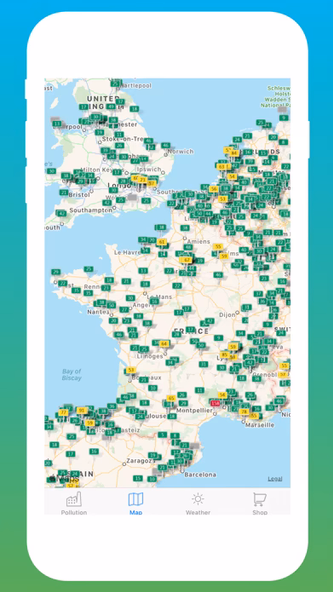 Air Quality Tracker: Pollution Screenshot 3 - AppWisp.com Air Quality Tracker: Pollution Screenshot 3 - AppWisp.com