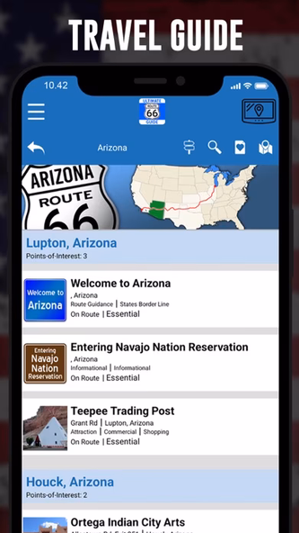 Route 66 Ultimate Guide Screenshot 4 - AppWisp.com Route 66 Ultimate Guide Screenshot 4 - AppWisp.com