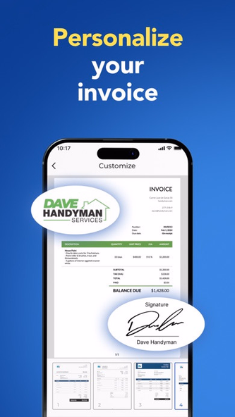 Invoice Maker - Invoice Fly Screenshot 3 - AppWisp.com Invoice Maker - Invoice Fly Screenshot 3 - AppWisp.com