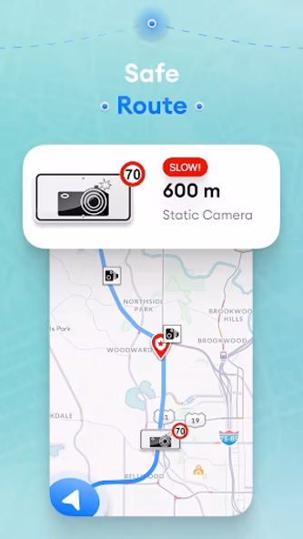 Map Drive - Radar, Speedometer Screenshot 2 - AppWisp.com Map Drive - Radar, Speedometer Screenshot 2 - AppWisp.com