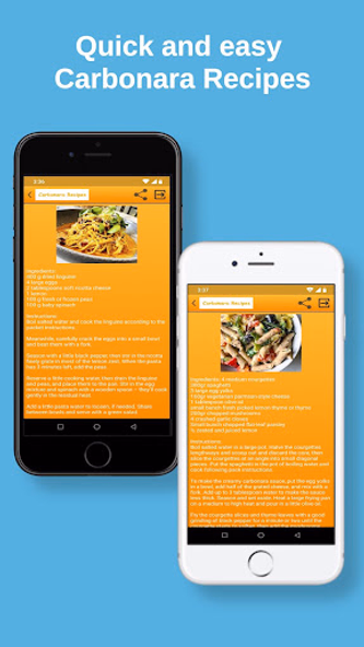 Carbonara Recipe Screenshot 4 - AppWisp.com Carbonara Recipe Screenshot 4 - AppWisp.com