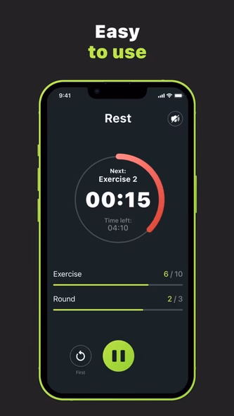 Interval Timer • HIIT & Tabata Screenshot 4 - AppWisp.com Interval Timer • HIIT & Tabata Screenshot 4 - AppWisp.com