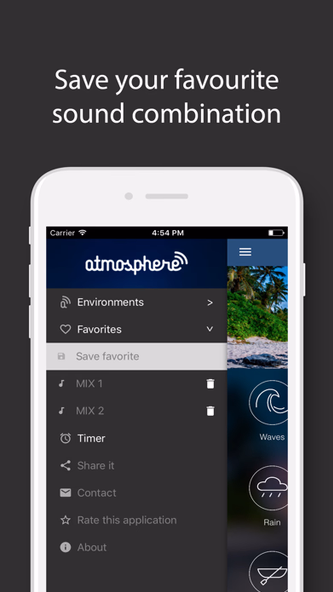 Atmosphere: Relaxing Sounds Screenshot 4 - AppWisp.com