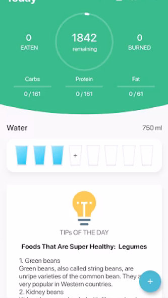 Calories: Eat Clean Diet Track Screenshot 1 - AppWisp.com Calories: Eat Clean Diet Track Screenshot 1 - AppWisp.com
