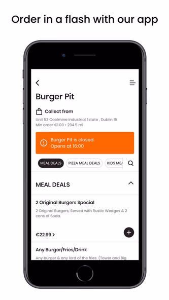 Burger Pit Dublin Screenshot 1 - AppWisp.com Burger Pit Dublin Screenshot 1 - AppWisp.com