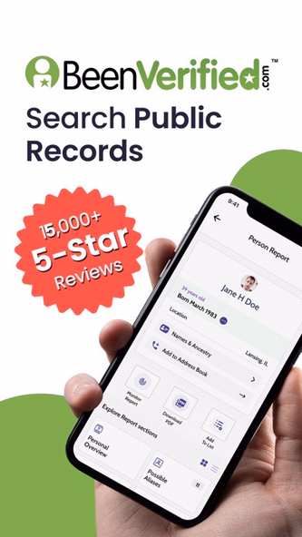 BeenVerified: People Search Screenshot 1 - AppWisp.com BeenVerified: People Search Screenshot 1 - AppWisp.com