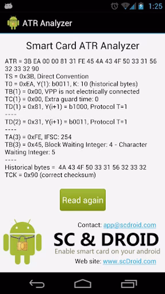 Smart Card ATR Analyzer Screenshot 2 - AppWisp.com Smart Card ATR Analyzer Screenshot 2 - AppWisp.com
