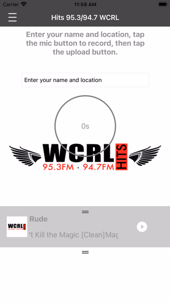 WCRL Radio Screenshot 4 - AppWisp.com WCRL Radio Screenshot 4 - AppWisp.com