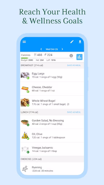Calorie Counter App: Fooducate Screenshot 1 - AppWisp.com Calorie Counter App: Fooducate Screenshot 1 - AppWisp.com