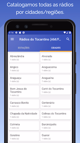 Rádios do Tocantins (AM/FM) Screenshot 2 - AppWisp.com Rádios do Tocantins (AM/FM) Screenshot 2 - AppWisp.com