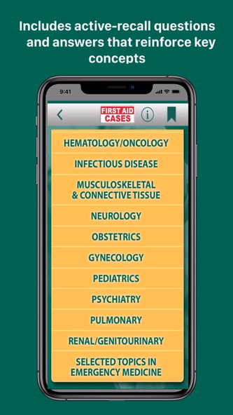 First Aid Cases USMLE Step 2CK Screenshot 3 - AppWisp.com First Aid Cases USMLE Step 2CK Screenshot 3 - AppWisp.com