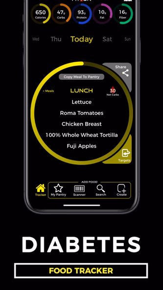 Diabetes Food Tracker ~ Fittur Screenshot 1 - AppWisp.com Diabetes Food Tracker ~ Fittur Screenshot 1 - AppWisp.com
