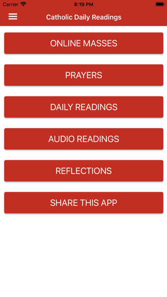 Catholic Daily Readings Screenshot 1 - AppWisp.com Catholic Daily Readings Screenshot 1 - AppWisp.com