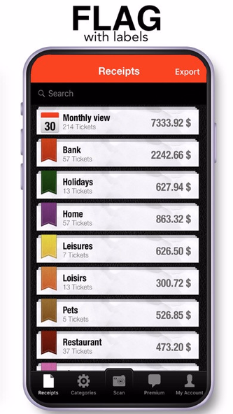 Scanner Receipt App ScanTicket Screenshot 2 - AppWisp.com Scanner Receipt App ScanTicket Screenshot 2 - AppWisp.com
