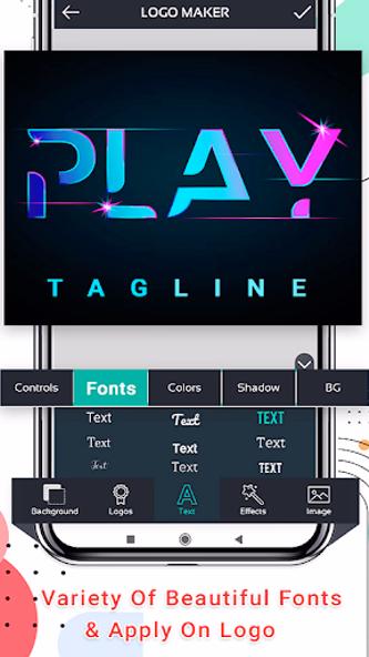 Logo Maker : Brand Logo Design Screenshot 1 - AppWisp.com Logo Maker : Brand Logo Design Screenshot 1 - AppWisp.com