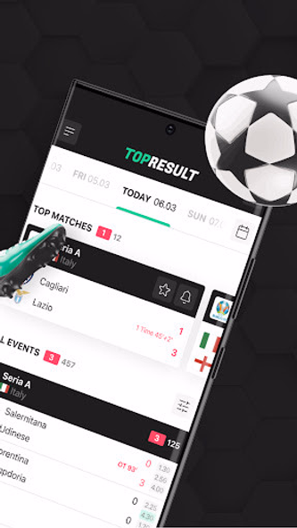 TopResult: football live score Screenshot 2 - AppWisp.com TopResult: football live score Screenshot 2 - AppWisp.com