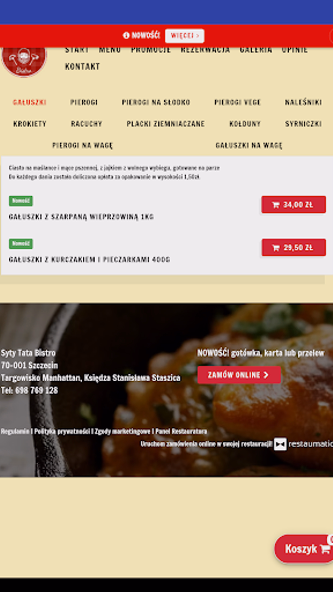 Syty Tata Bistro Screenshot 3 - AppWisp.com Syty Tata Bistro Screenshot 3 - AppWisp.com