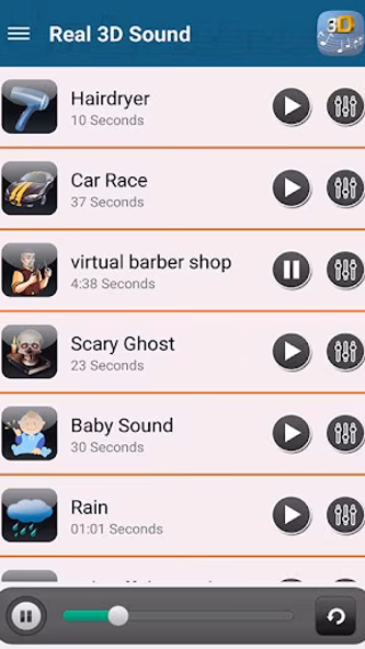 Real 3D Sounds Screenshot 4 - AppWisp.com Real 3D Sounds Screenshot 4 - AppWisp.com