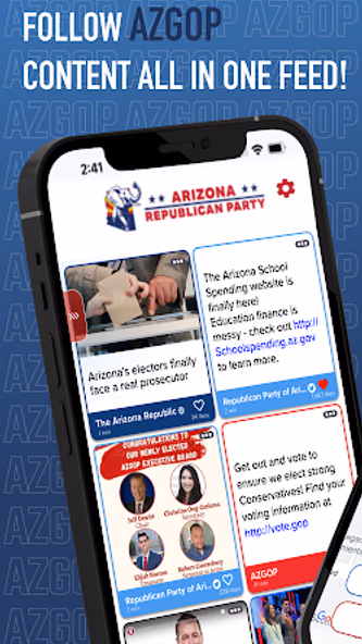 AZGOP Arizona Republicans Screenshot 1 - AppWisp.com AZGOP Arizona Republicans Screenshot 1 - AppWisp.com