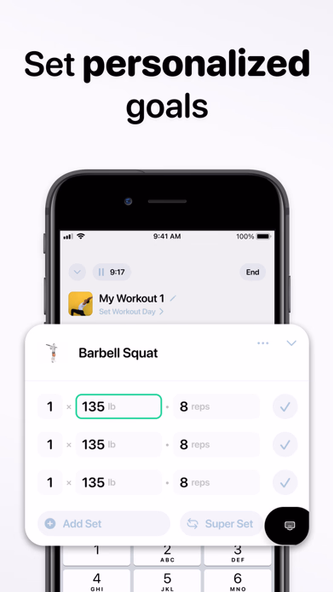 Workout Tracker Gym Log - Flex Screenshot 4 - AppWisp.com Workout Tracker Gym Log - Flex Screenshot 4 - AppWisp.com