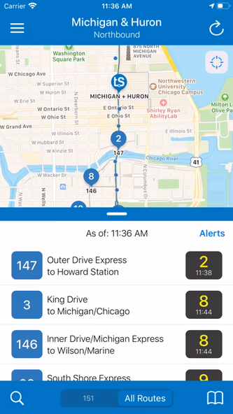 Transit Stop: CTA Tracker. Screenshot 2 - AppWisp.com Transit Stop: CTA Tracker. Screenshot 2 - AppWisp.com