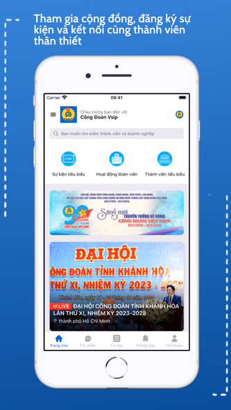 Công Đoàn VSIP - Bình Dương Screenshot 1 - AppWisp.com Công Đoàn VSIP - Bình Dương Screenshot 1 - AppWisp.com