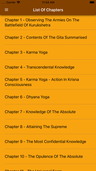 Bhagavad Gita-English Screenshot 1 - AppWisp.com Bhagavad Gita-English Screenshot 1 - AppWisp.com