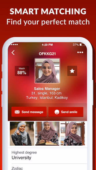 eCift: Single Muslim Dating Screenshot 3 - AppWisp.com eCift: Single Muslim Dating Screenshot 3 - AppWisp.com