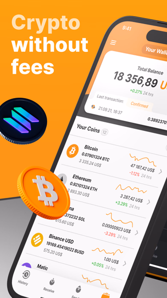 NC Wallet: crypto without fees Screenshot 1 - AppWisp.com NC Wallet: crypto without fees Screenshot 1 - AppWisp.com