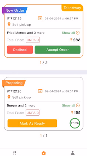 OrderWale Restaurant Screenshot 1 - AppWisp.com OrderWale Restaurant Screenshot 1 - AppWisp.com