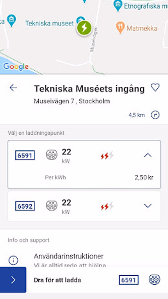 OKQ8 Elbilsladdning Screenshot 2 - AppWisp.com OKQ8 Elbilsladdning Screenshot 2 - AppWisp.com