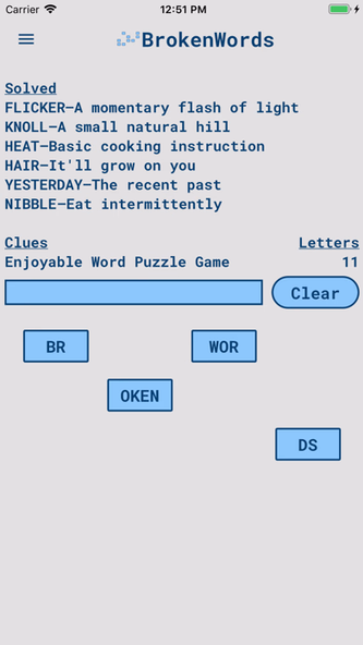 BrokenWords.io Screenshot 2 - AppWisp.com BrokenWords.io Screenshot 2 - AppWisp.com