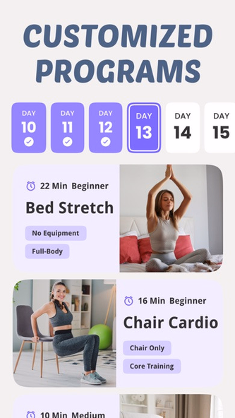 Lazy Workout for Weight Loss Screenshot 2 - AppWisp.com Lazy Workout for Weight Loss Screenshot 2 - AppWisp.com