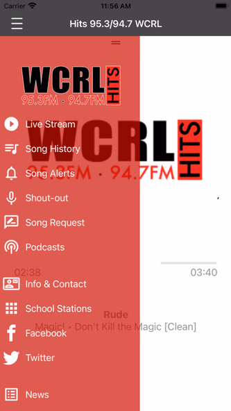 WCRL Radio Screenshot 2 - AppWisp.com WCRL Radio Screenshot 2 - AppWisp.com