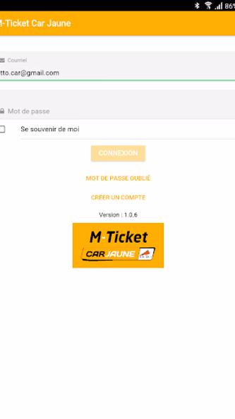 M-Ticket Car Jaune Screenshot 1 - AppWisp.com M-Ticket Car Jaune Screenshot 1 - AppWisp.com