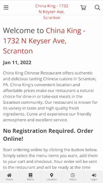 China King - 1732 N Keyser Ave Screenshot 1 - AppWisp.com